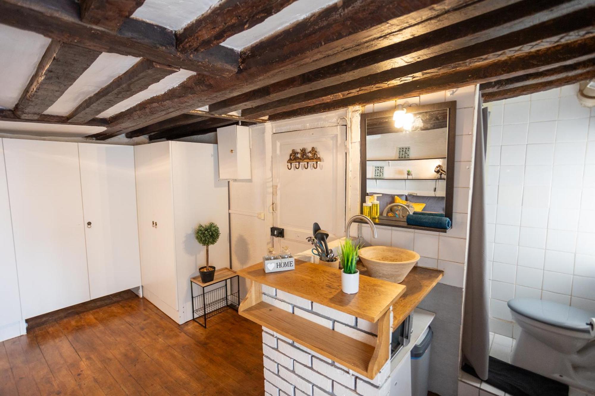 דירות Studio Cosy Romantique En Plein Coeur De פריז מראה חיצוני תמונה
